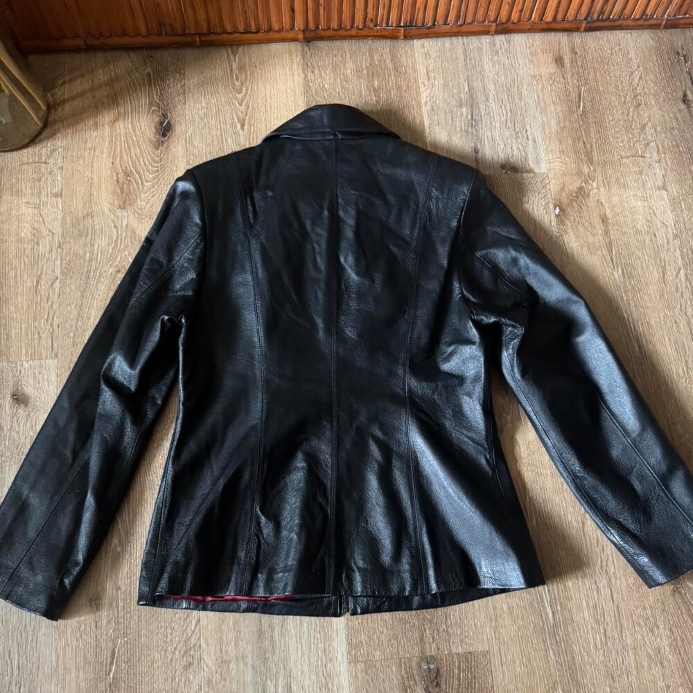 Vintage Y2K‎ Prestige Real 100% Leather Jacket Size Women’s Medium - Picture 6 of 6